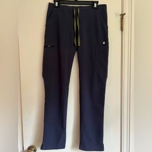 FIGS S Yola Skinny Scrub Bottoms (Navy)